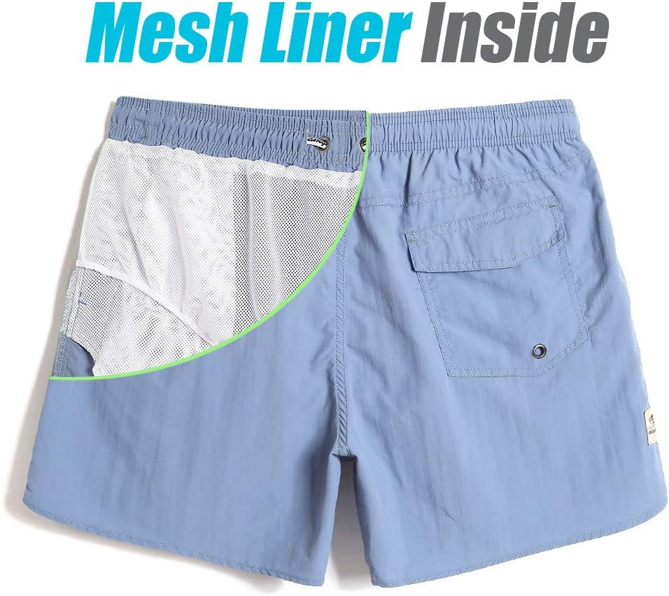 Beau Men SwIm Shorts w Mesh Lining